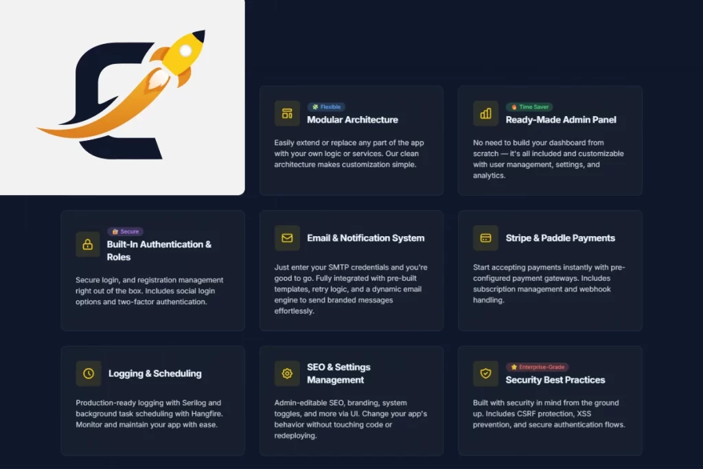 EasyLaunchpad ready features