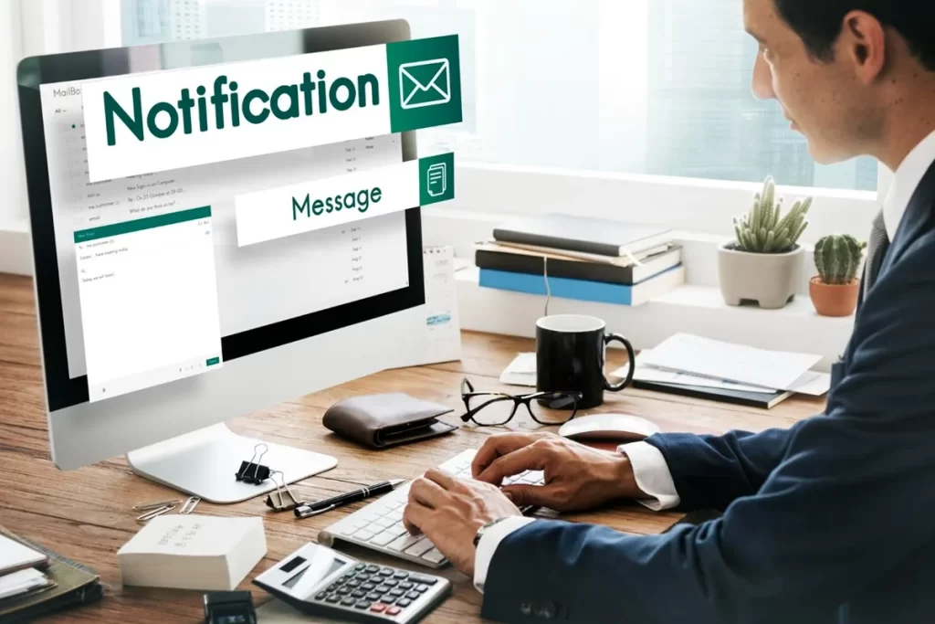 email notificaton sysem