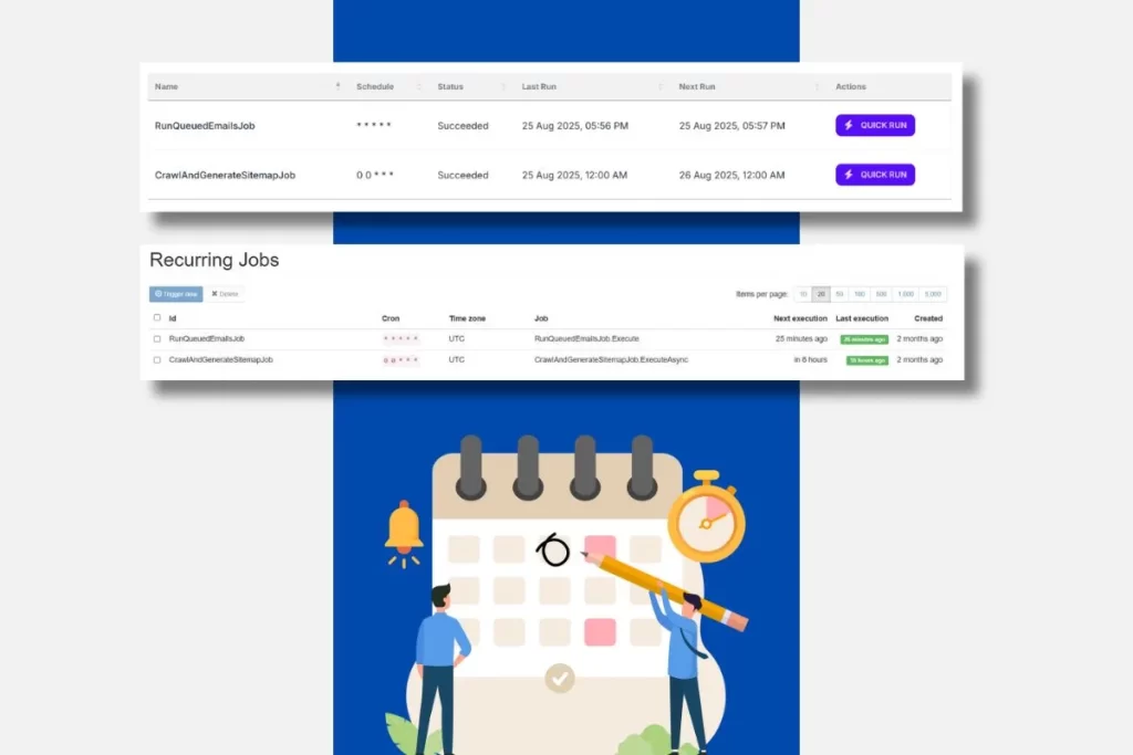 EasyLaunchpad Background Jobs