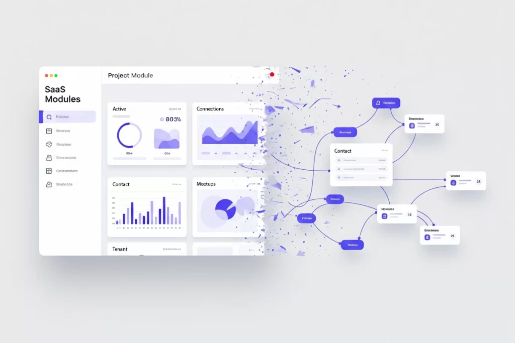 Prebuilt SaaS UI with Tailwind + DaisyUI