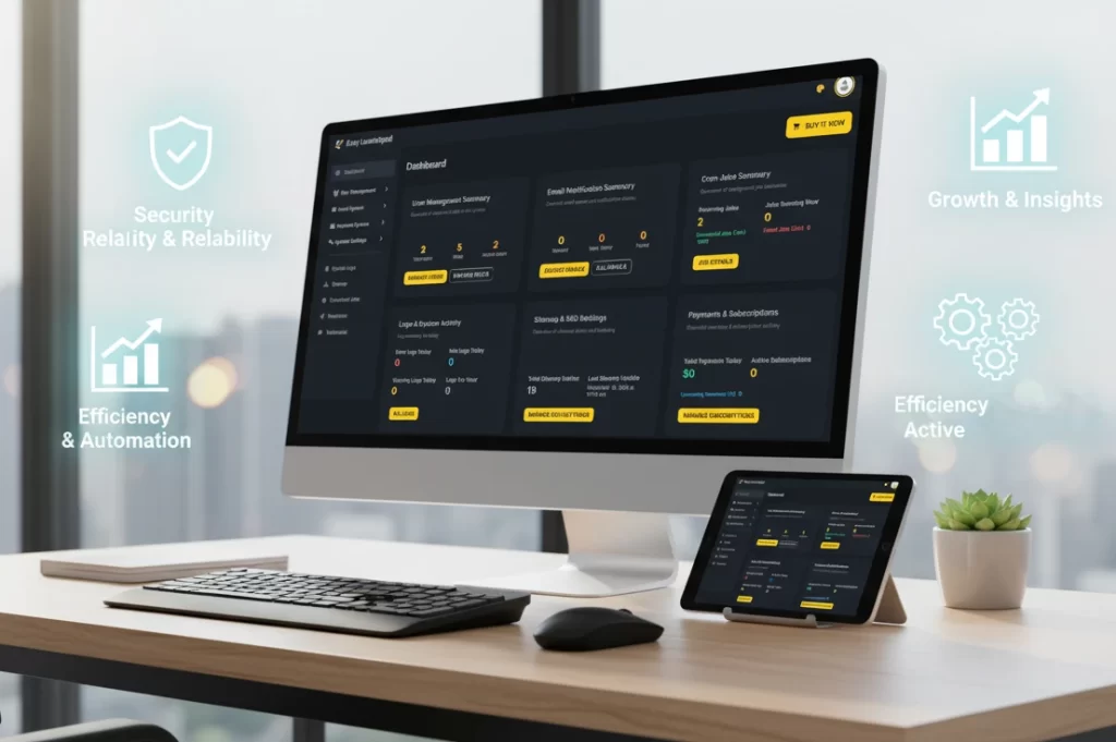 EasyLaunchPad’s Admin Dashboard benefits